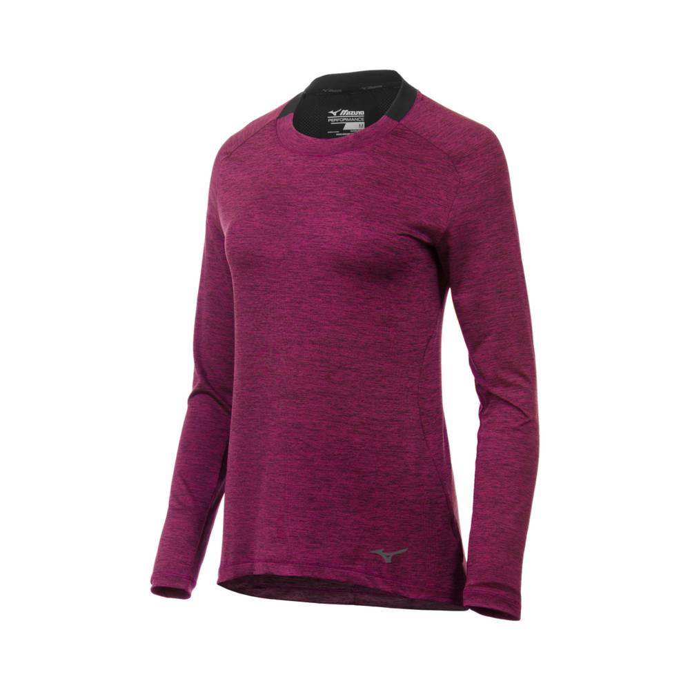 Sudaderas Mizuno Alpha Long Sleeve Mujer Moradas Baratas ILJX-18936